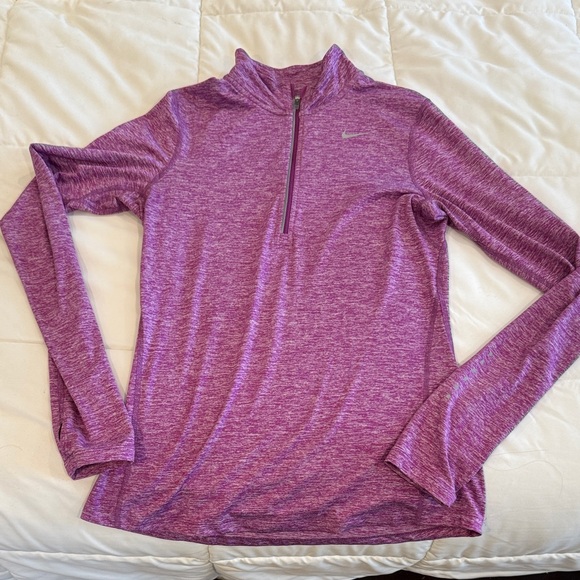 Nike Tops - Nike Heathered Purple Long Sleeve Top